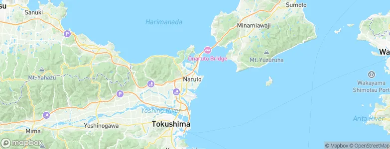 Narutochō-mitsuishi, Japan Map