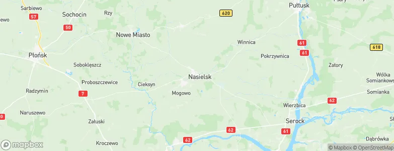 Nasielsk, Poland Map