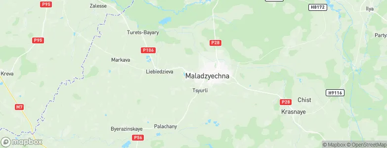 Nasilava, Belarus Map