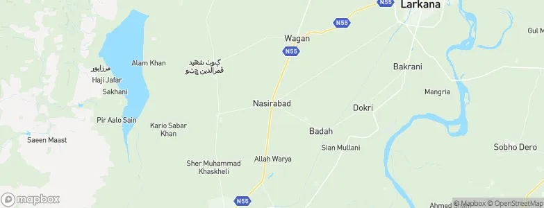 Nasirabad, Pakistan Map