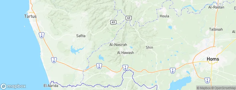 Nasirah, Syria Map
