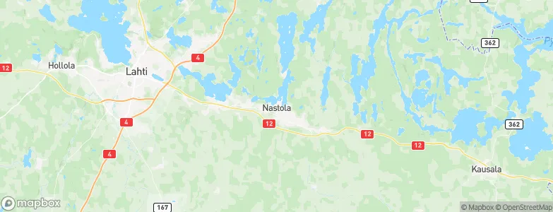 Nastola, Finland Map