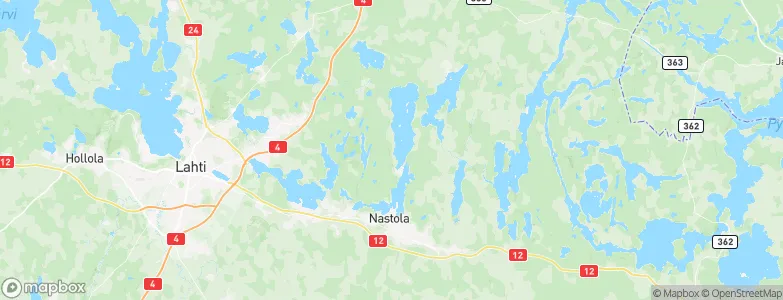 Nastola, Finland Map