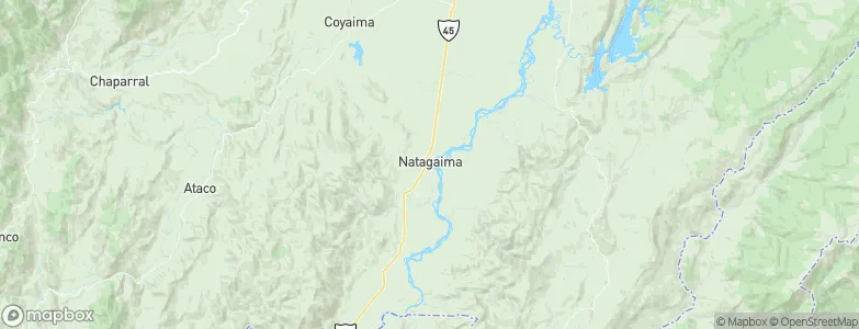 Natagaima, Colombia Map