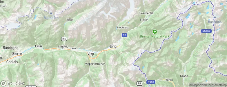 Naters, Switzerland Map
