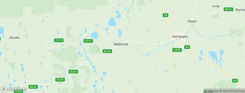 Natimuk, Australia Map