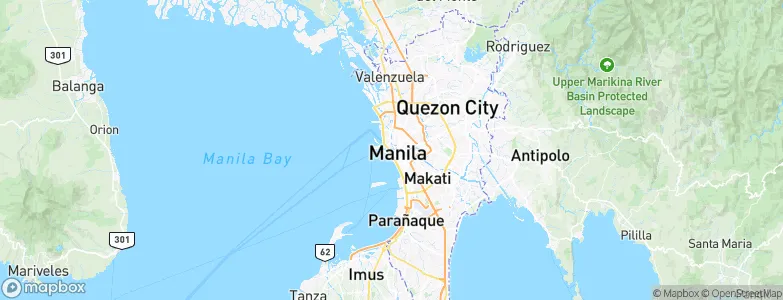 National Capital Region, Philippines Map