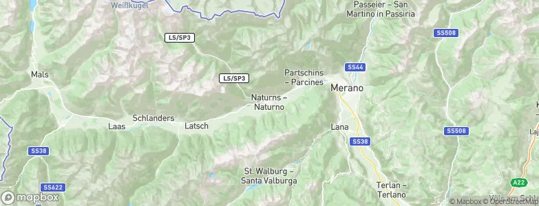 Naturns, Italy Map