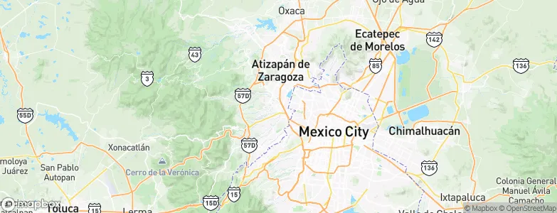 Naucalpan, Mexico Map