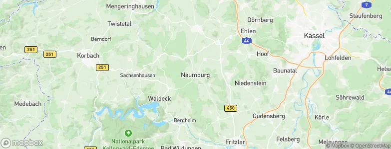 Naumburg, Germany Map