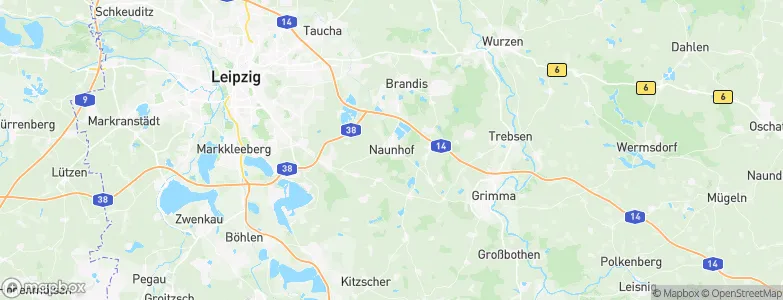 Naunhof, Germany Map