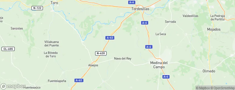 Nava del Rey, Spain Map