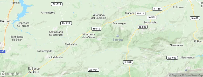 Navacepedilla de Corneja, Spain Map
