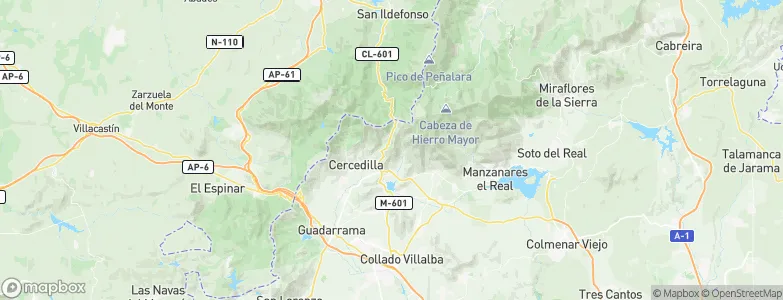 Navacerrada, Spain Map