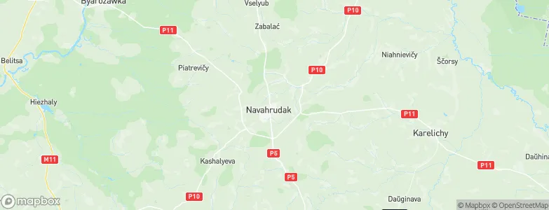 Navahrudak, Belarus Map