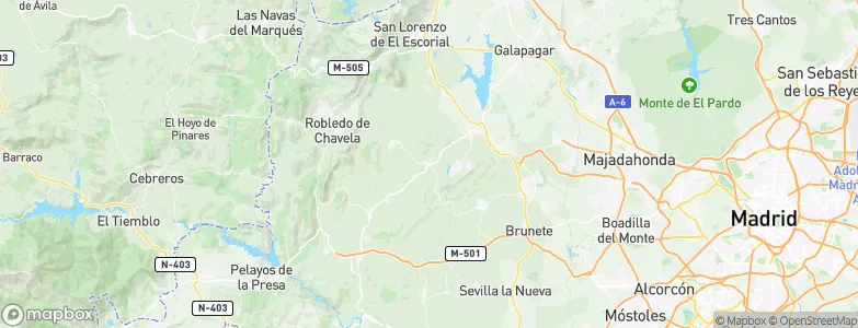 Navalagamella, Spain Map