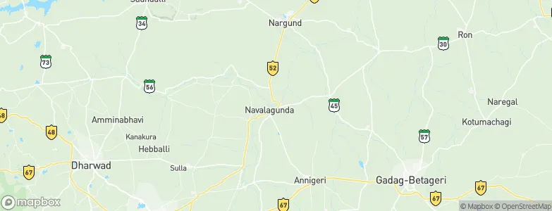 Navalgund, India Map