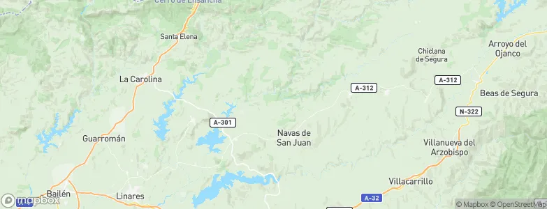 Navas de San Juan, Spain Map