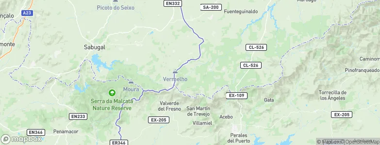 Navasfrías, Spain Map
