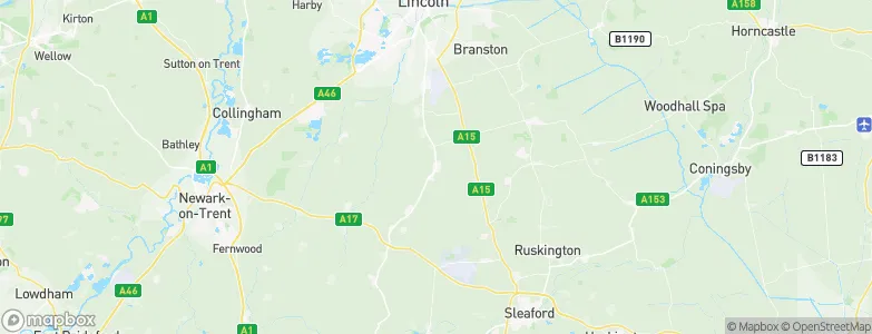 Navenby, United Kingdom Map