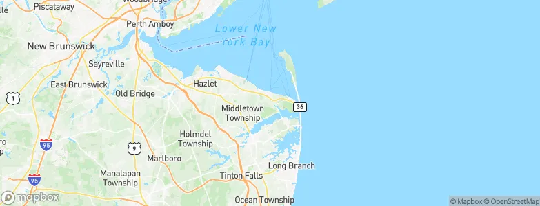 Navesink, United States Map