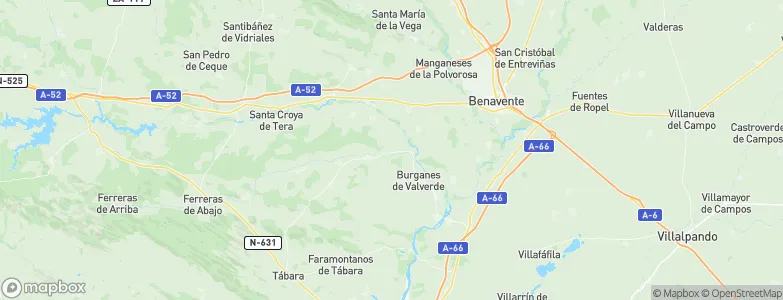 Navianos de Valverde, Spain Map