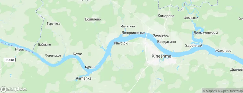 Navoloki, Russia Map