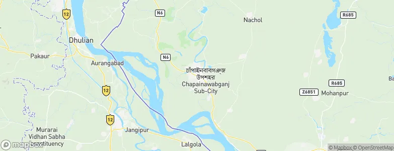 Nawābganj, Bangladesh Map