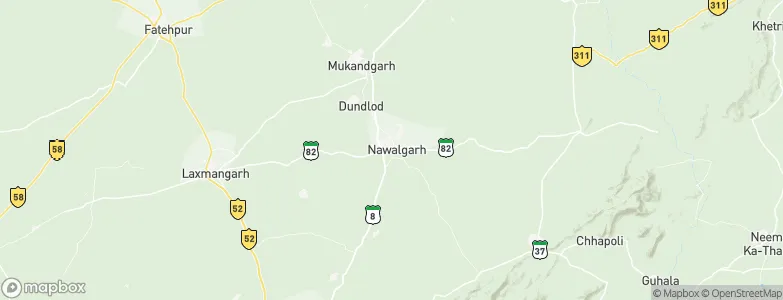Nawalgarh, India Map