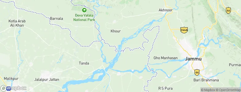 Nawānshahr, India Map