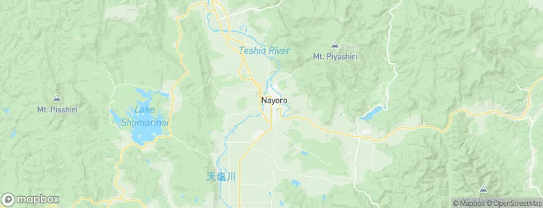 Nayoro, Japan Map