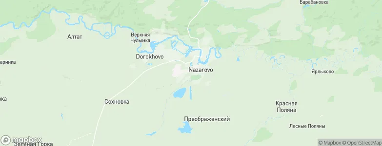 Nazarovo, Russia Map