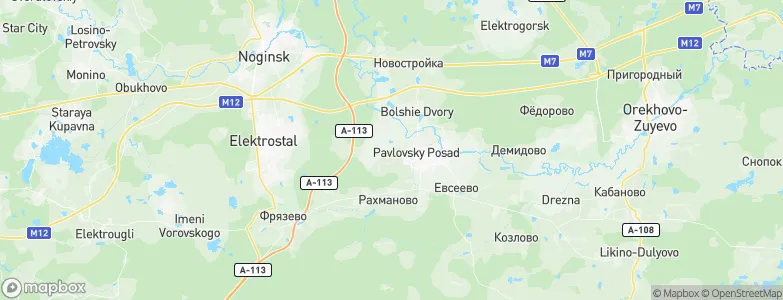 Nazarovo, Russia Map