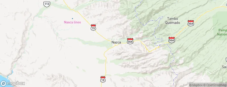 Nazca, Peru Map