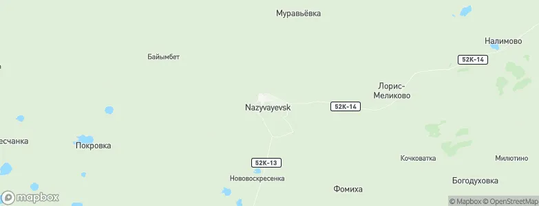 Nazyvayevsk, Russia Map