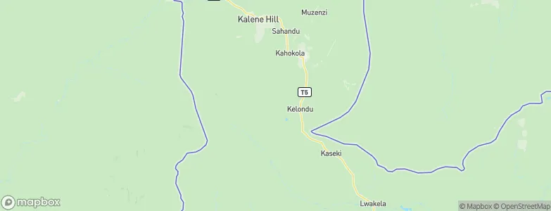 Ndumbakahehu, Zambia Map