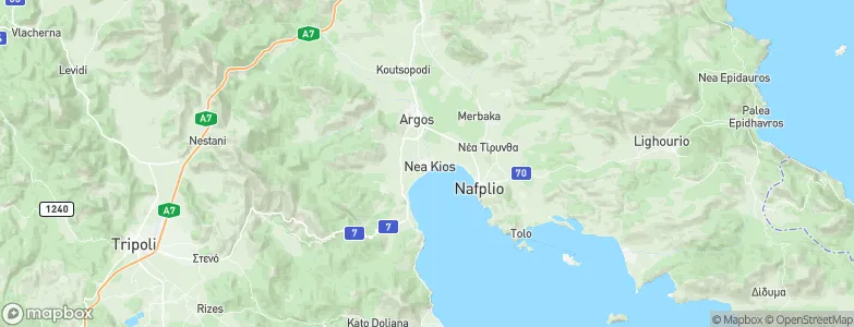 Nea Kios, Greece Map