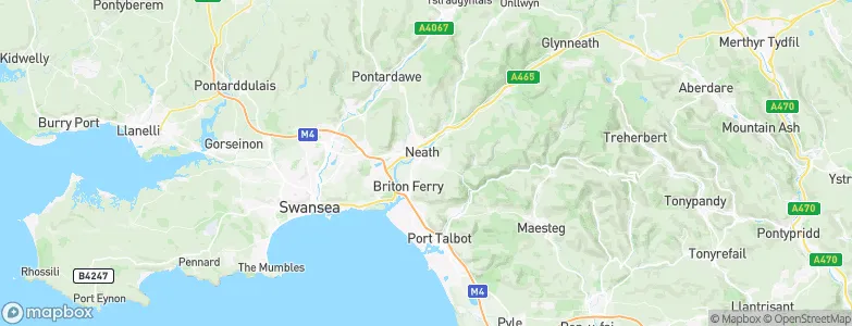 Neath, United Kingdom Map