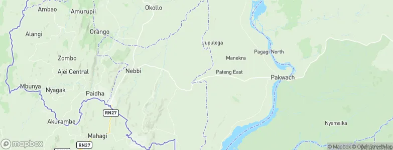 Nebbi District, Uganda Map