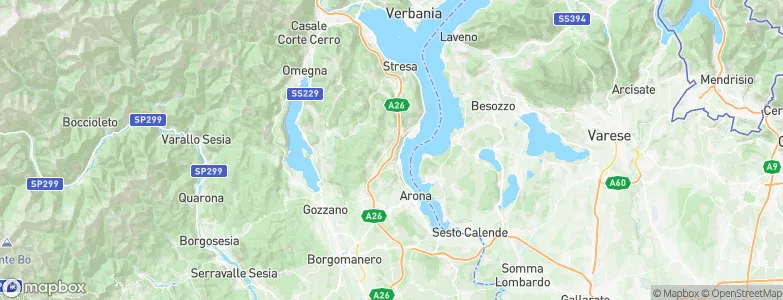 Nebbiuno, Italy Map