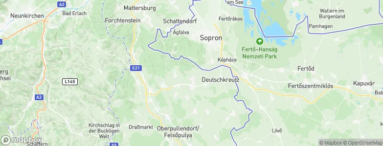 Neckenmarkt, Austria Map