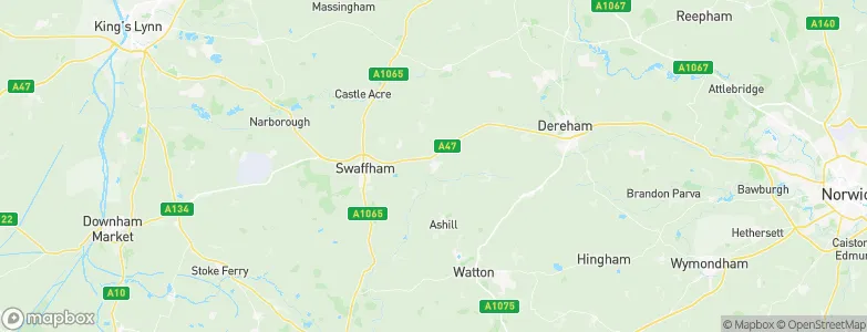 Necton, United Kingdom Map