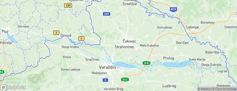 Nedelišće, Croatia Map