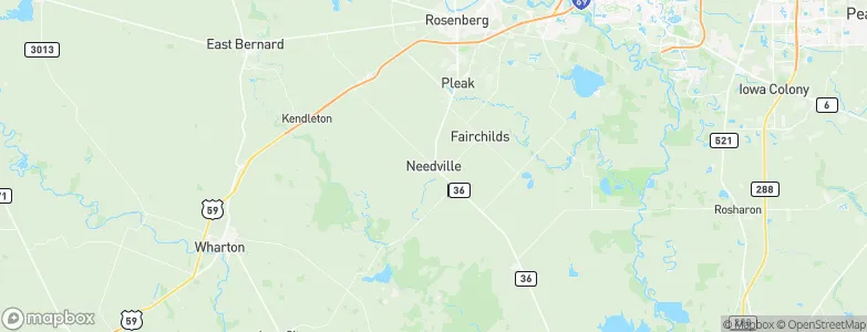 Needville, United States Map