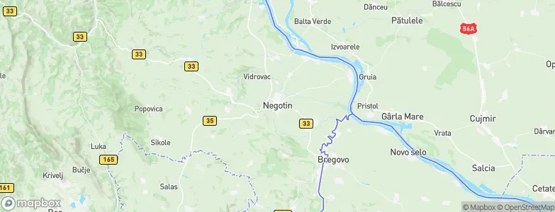 Negotin, Serbia Map