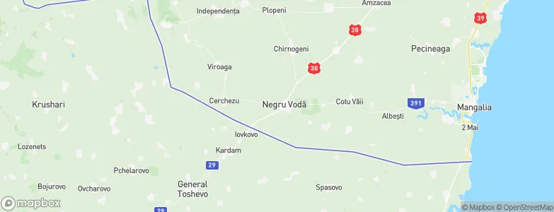 Negru Vodă, Romania Map