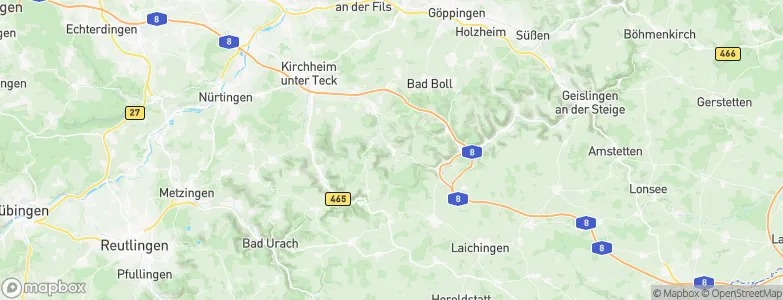 Neidlingen, Germany Map