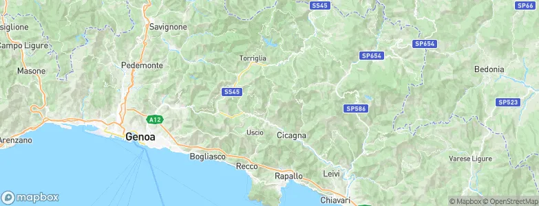 Neirone, Italy Map