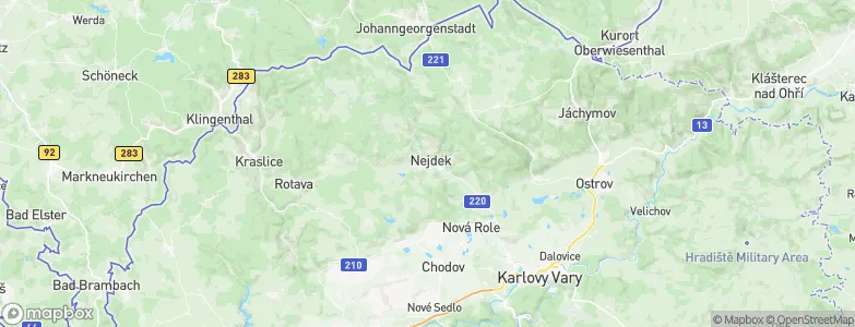 Nejdek, Czechia Map