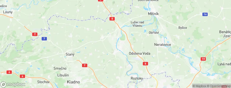 Nelahozeves, Czechia Map